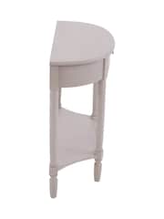 Interiors by Premier Grey Heritage Vintage One Drawer Console Table - Image 6 of 6