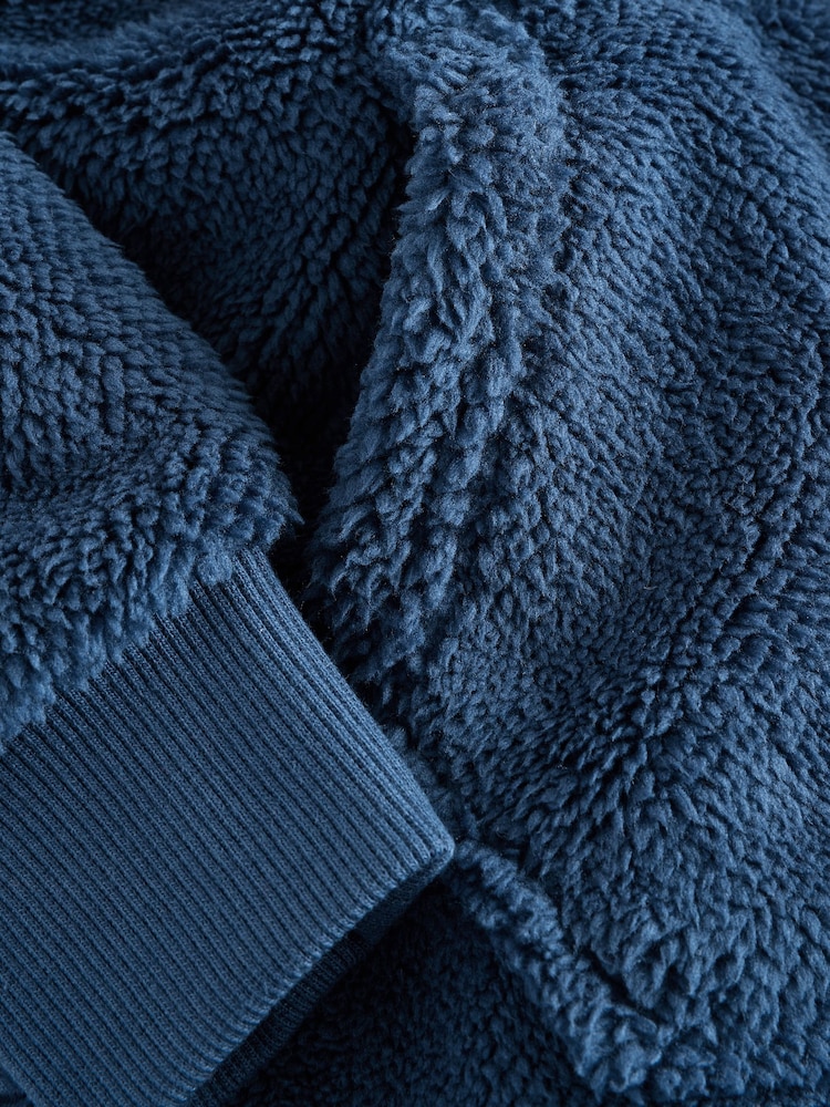 Marineblau - All-in-One-Pyjama aus Fleece (3–16 Jahre) - Bild 4 von 4 Marineblau - All-in-One-Pyjama aus Fleece (3–16 Jahre) - Bild 4 von 4