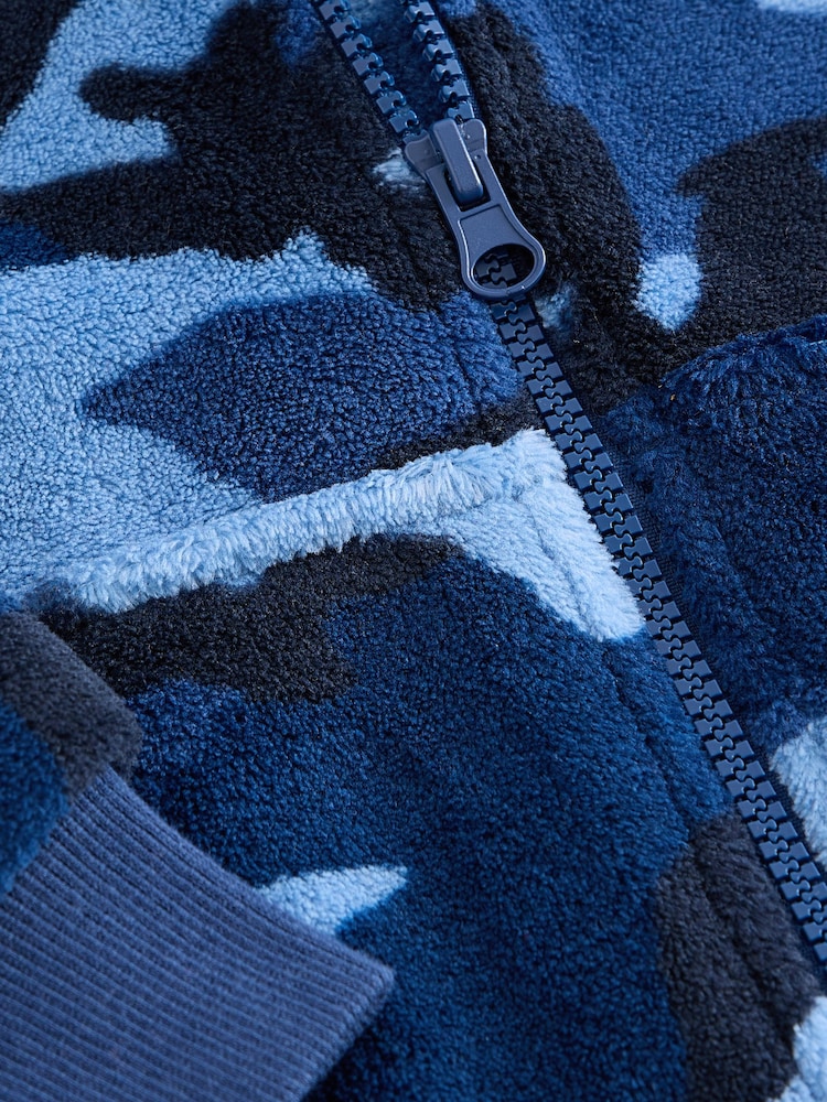 Blue All-In-One Fleece Pyjamas (3-16yrs) - Image 7 of 8
