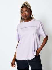 Not Wasting My Energy T-Shirt Lilac - Image 3 of 4