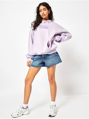 In My Feelings Lilac Oversized Hoodie - Image 1 of 4