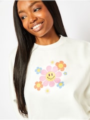 Skinnydip Hope You're Having A Good Day Oversized Sweatshirt - Image 4 of 4