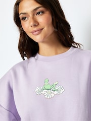 Disney Kermit The Frog Sweatshirt in Lilac - Image 5 of 5