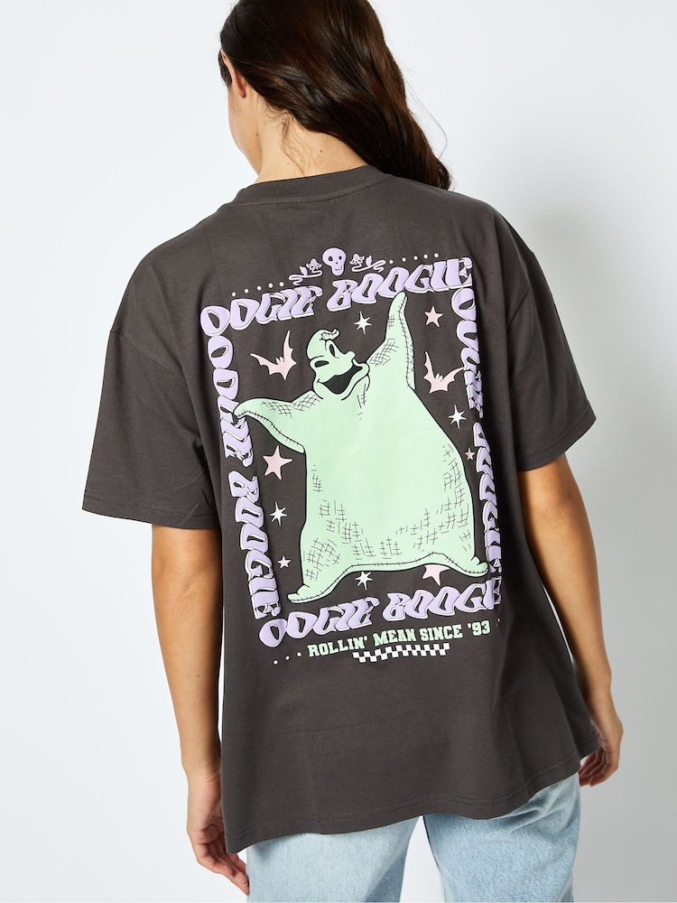 Skinnydip Grey Disney Oogie Boogie T-Shirt - Image 2 of 4