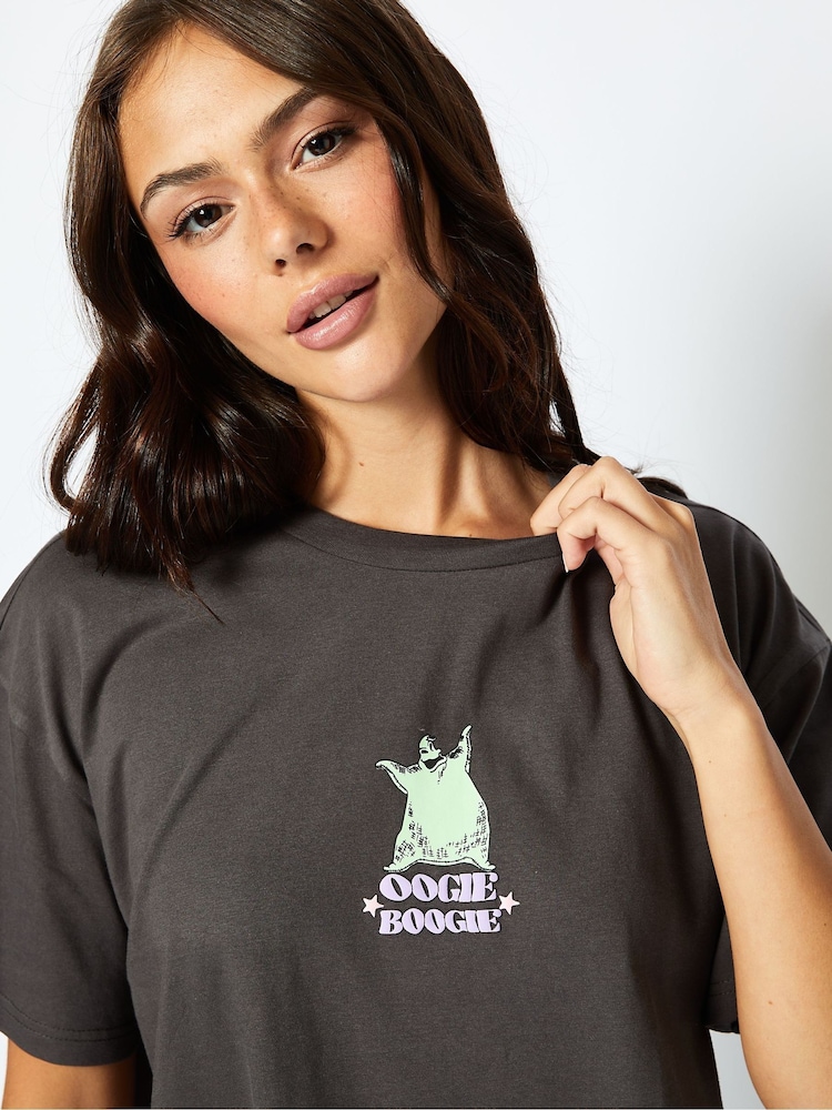 Skinnydip Grey Disney Oogie Boogie T-Shirt - Image 4 of 4