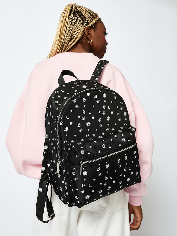 Silver Celestial Nylon Backpack - Image 1 of 3