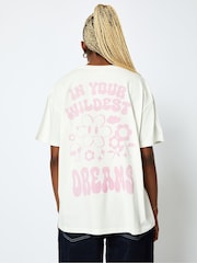 In Your Wildest Dreams T-Shirt in Ecru - Image 2 of 4