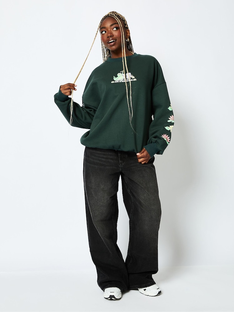 Disney The Princess & The Frog Sweatshirt in Green - Image 1 of 4