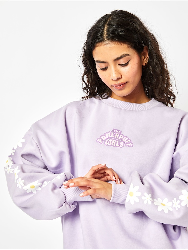 Powerpuff Girls Lilac Sweatshirt - Image 4 of 4