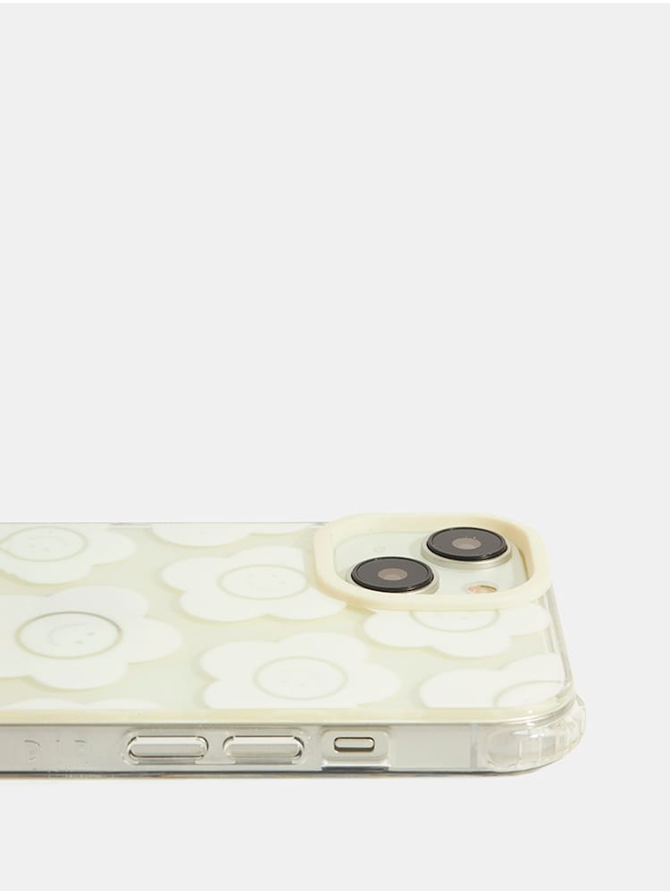 Skinnydip White Happy Flower Shock iPhone 15 Case - Image 2 of 4