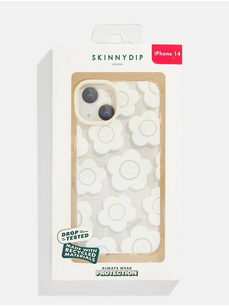 Skinnydip White Happy Flower Shock iPhone 15 Case - Image 4 of 4