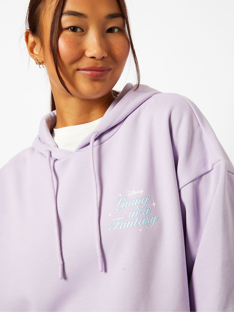 Skinnydip Lilac Living in a Fantasy lilac Hoodie - Image 4 of 4
