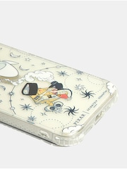 Skinnydip Silver Wildflower Thistle Shock iPhone CaseiPhone 14 Plus Case - Image 3 of 5