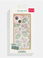 Skinnydip Flemingo pink Wildflower Thistle Shock iPhone CaseiPhone 15 Plus Case - Image 5 of 5