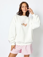 Disney The Fox and the Hound Sweatshirt in Ecru - Image 3 of 4