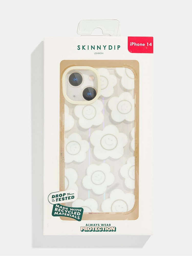 Skinnydip White Happy Flower Shock iPhone 15 Plus Case - Image 6 of 6