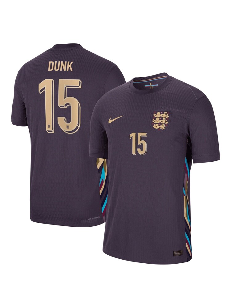 Nike Away Dunk 15 Kids England Dri-FIT Adv Match Shirt 2024 - Image 1 of 3