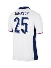 Nike White Wharton 25 England Dri-FIT Adv Match Shirt 2024 Kids - Image 2 of 3