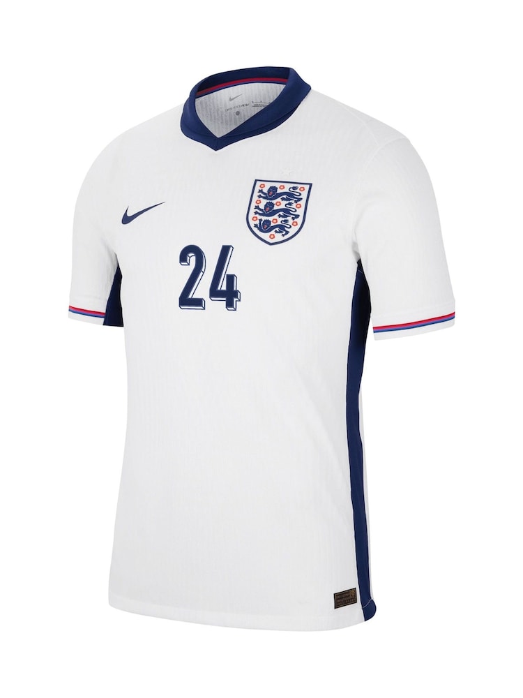 Nike White Palmer 24 England Dri-FIT Adv Match Shirt 2024 Kids - Image 1 of 3