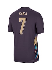 Nike Away Saka - 7 Kids England Dri-FIT Adv Match Shirt 2024 - Image 2 of 3