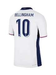 Nike White Bellingham 10 England Dri-FIT Adv Match Shirt 2024 Kids - Image 2 of 3
