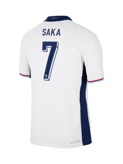 Nike White Saka 7 Football Shirt - Image 3 of 3