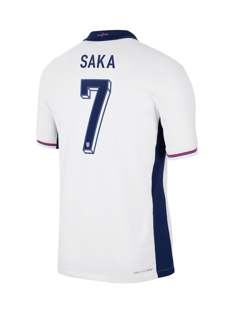Nike White Saka 7 Football Shirt - Image 3 of 3
