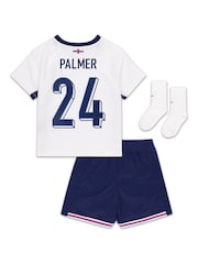Nike Home Palmer 24 Infant England Stadium Mini Kit 2024 - Image 3 of 3