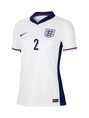 Nike White Walker - 2 Womens England Home Stadium Shirt 2024 - Image 3 of 3