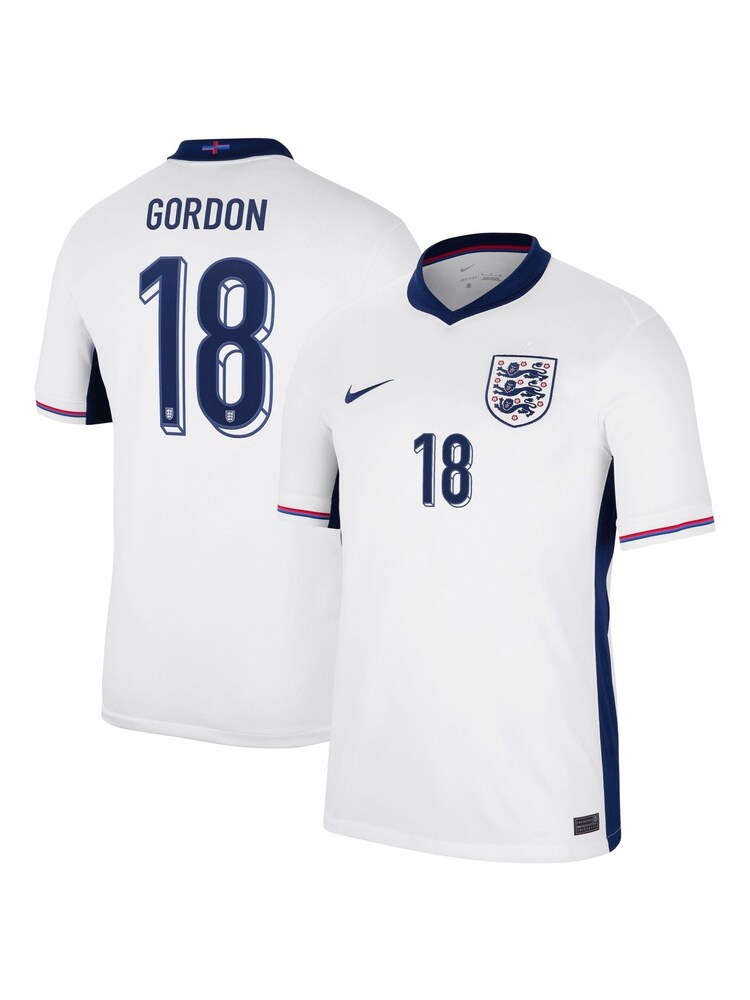 Nike White Gordon 18 Jr. Dri-FIT England Stadium Football Shirt - Image 1 of 3