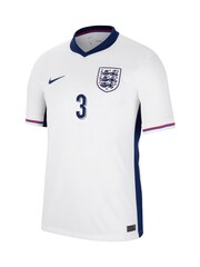 Nike White Shaw 3 Jr. Dri-FIT England Stadium Football Shirt - Image 2 of 3