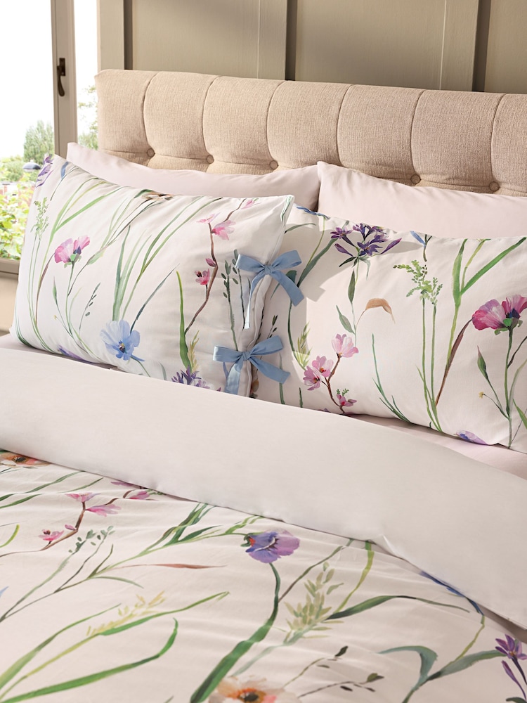 Spring Meadow Floral Duvet Cover and Pillowcase Set - Изображение 2 из 7