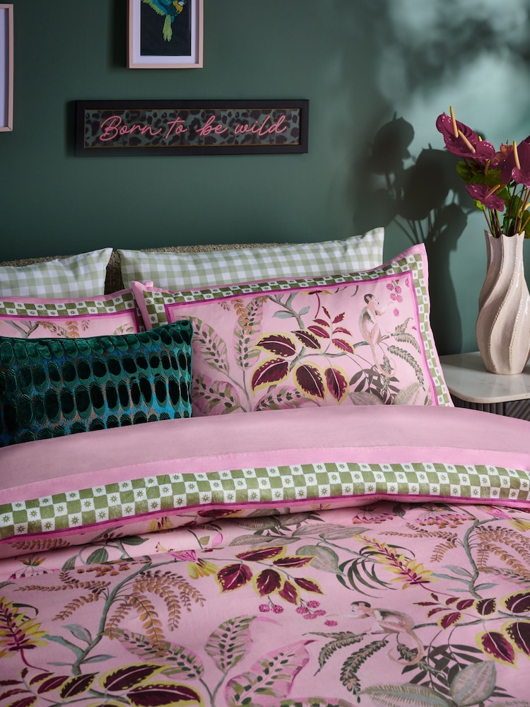 200 Thread Count Sateen Global Garden Floral Duvet Cover and Pillowcase Set - Изображение 2 из 6 200 Thread Count Sateen Global Garden Floral Duvet Cover and Pillowcase Set - Изображение 2 из 6
