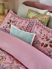 200 Thread Count Sateen Global Garden Floral Duvet Cover and Pillowcase Set - Изображение 4 из 6