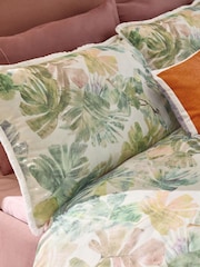 Conjunto de capa de edredom e fronha 100% algodão Tropical Leaf - Imagem 2 de 5