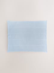 2 Pack Blue 100% Cotton Baby Cellular Blanket - Image 2 of 4