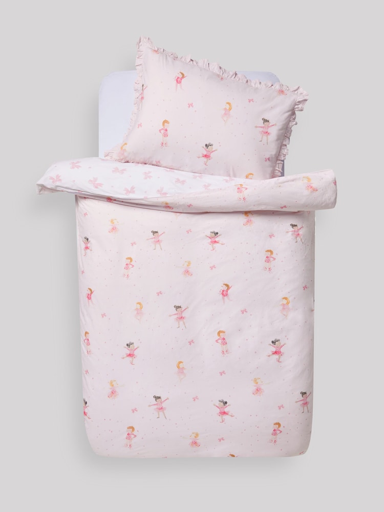 Dancers Supersoft 100% Cotton Percale 200 Thread Count Duvet Cover and Pillow Case Set - Image 7 of 9