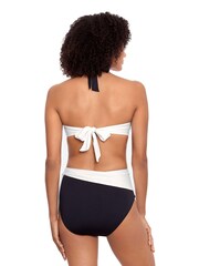 Lauren Ralph Lauren High Waist Tie Pant Black/White Bikini - Image 2 of 5