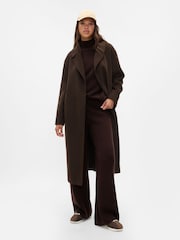 Bruin - Gap CashSoft gebreide broek met shaker-stiksels - Image 1 of 5