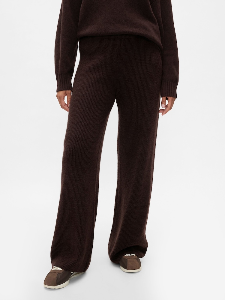Bruin - Gap CashSoft gebreide broek met shaker-stiksels - Image 2 of 5