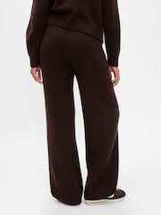 Bruin - Gap CashSoft gebreide broek met shaker-stiksels - Image 3 of 5