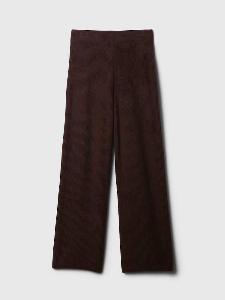Bruin - Gap CashSoft gebreide broek met shaker-stiksels - Image 5 of 5