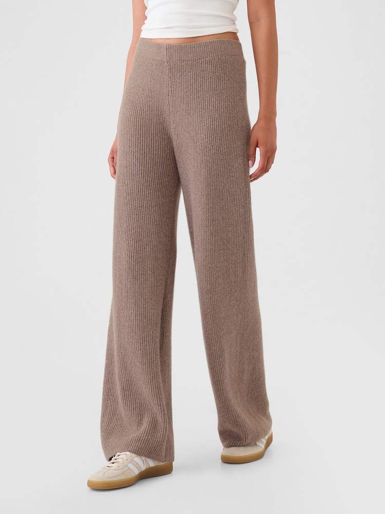Beige - Gap CashSoft gebreide broek met shaker-stiksels - Image 2 of 6