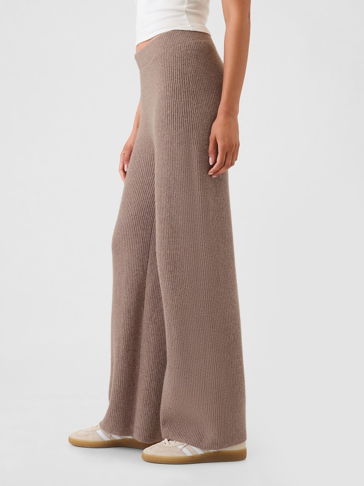 Beige - Gap CashSoft gebreide broek met shaker-stiksels - Image 4 of 6