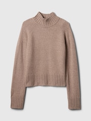 Gap Light Brown CashSoft Turtle Neck Jumper - Image 5 of 5