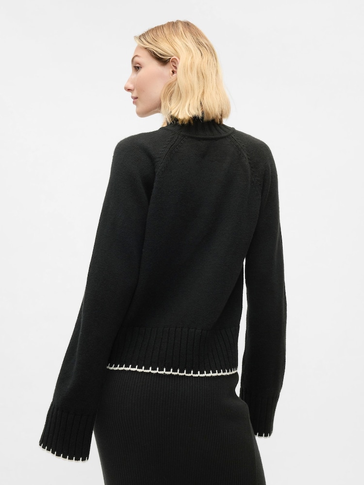 Gap Black CashSoft Turtle Neck Jumper - Image 2 of 8 Gap Black CashSoft Turtle Neck Jumper - Image 2 of 8