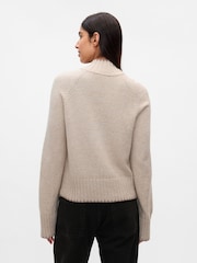 Gap Grey Stone CashSoft Turtle Neck Jumper - Image 2 of 5