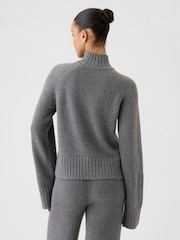 Gap Grey CashSoft Turtle Neck Jumper - Image 2 of 5