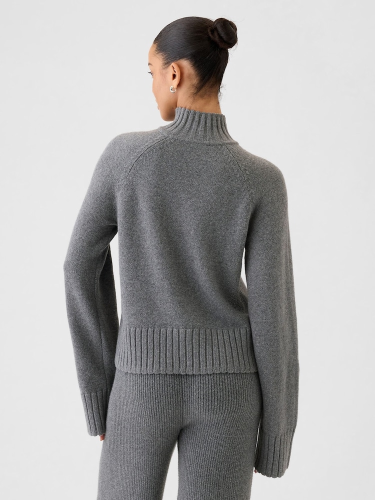 Gap Grey CashSoft Turtle Neck Jumper - Image 2 of 5
