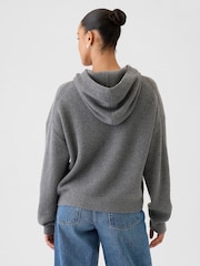 Gap Grey CashSoft Oversized Rib Hoodie - Image 2 of 5